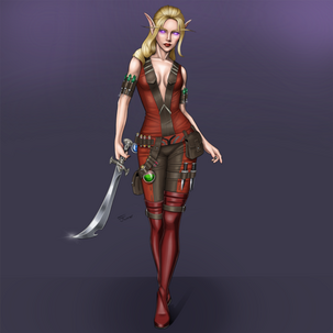 World of Warcraft Blood Elf Rogue